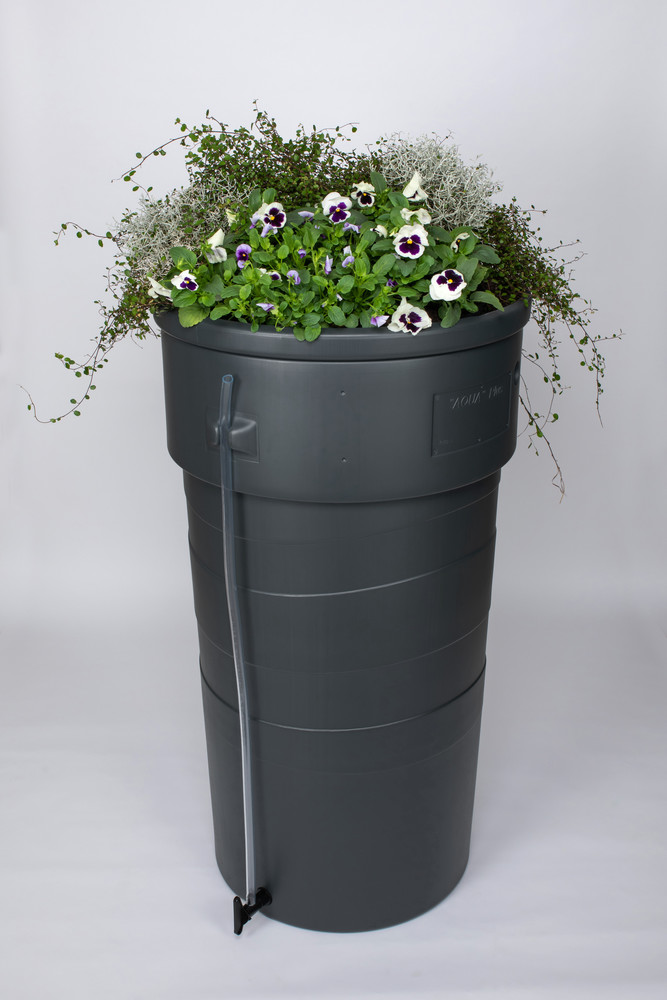 Planter Water Butt 230 litre Grey