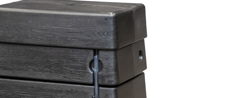 Wall Tank 276 litre Black