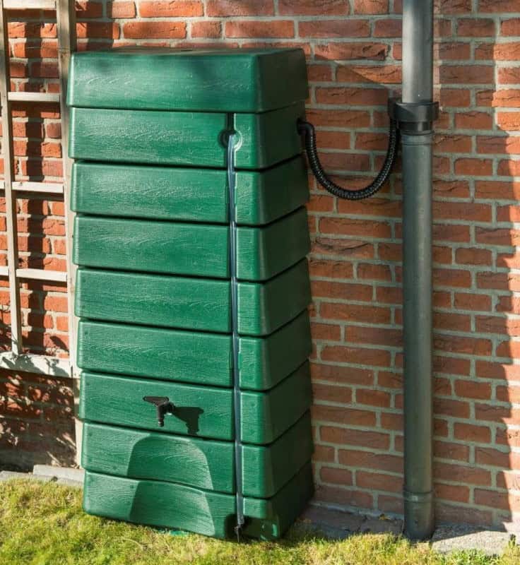 Wall Tank 276 litre Green