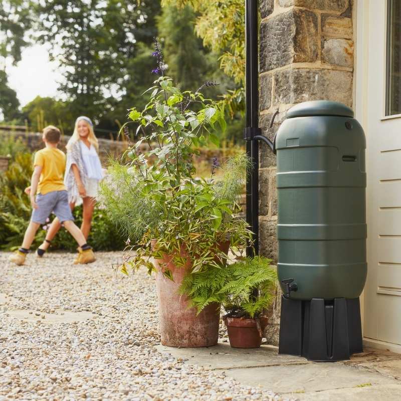 Mini Rainsaver 100 Litre Green Water Butt Kit