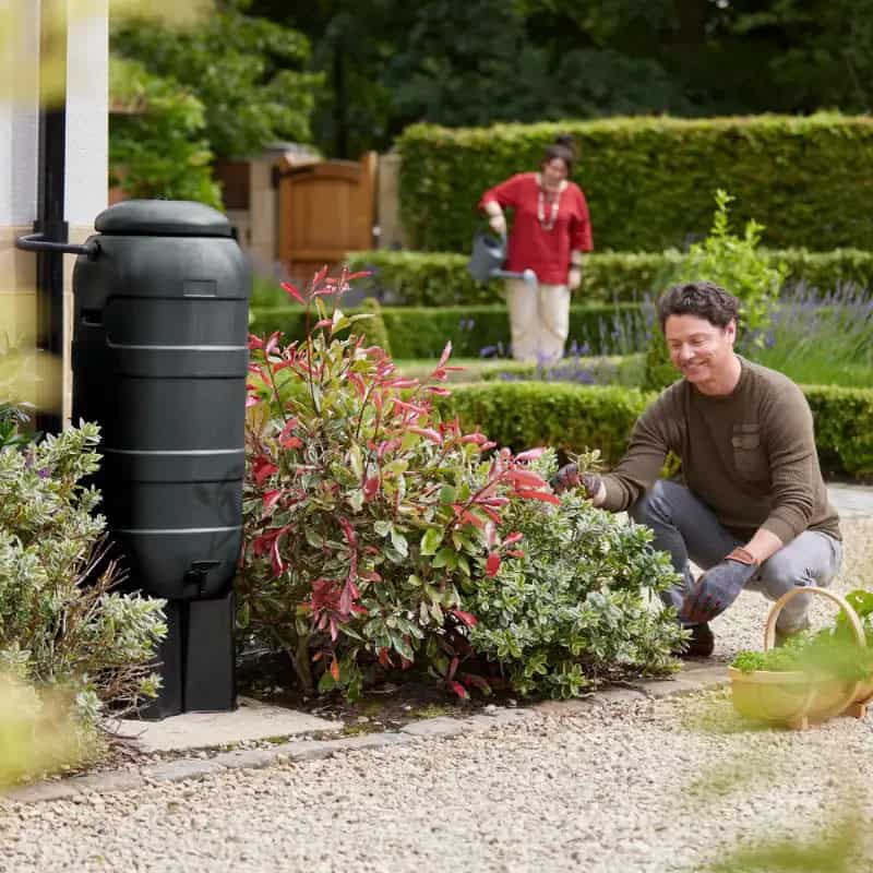 Mini Rainsaver 100 Litre Black Water Butt Kit