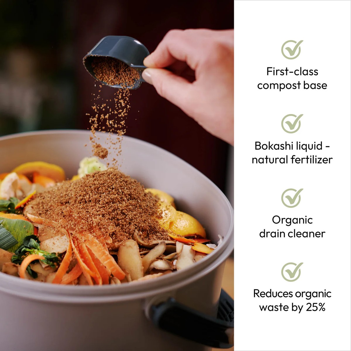 All-season composting solution and eco-friendly fertilizing benefits