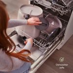 Bokashi Organko bin being cleaned in a dishwasher